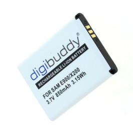 digibuddy Akku kompatibel zu Samsung E900/X150/X200/X300 Li-Ion intern