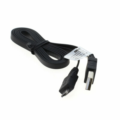 OTB Datenkabel Micro-USB - Flachbandkabel - 0,95m - schwarz