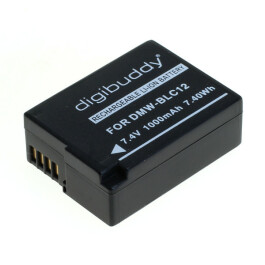 digibuddy Akku kompatibel zu Panasonic DMW-BLC12 Li-Ion