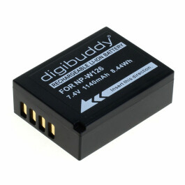 digibuddy Akku kompatibel zu Fuji NP-W126 / NP-W126S Li-Ion