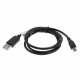 OTB Datenkabel Micro-USB - 1,0m - langer Micro-USB Stecker - schwarz