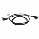 OTB Datenkabel Micro-USB - Nylonmantel / 90 Grad Stecker / braided / L Shape - 1,0m - schwarz