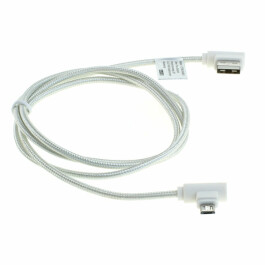 OTB Datenkabel Micro-USB - Nylonmantel / 90 Grad Stecker...