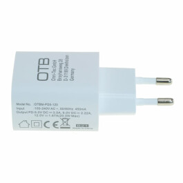 OTB Ladegerät USB Type C (USB-C) mit USB Power Delivery USB-PD - 20W - weiß