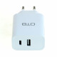 OTB Ladegerät USB Dual (USB-C + USB-A) mit USB Power Delivery USB-PD - 2-Port - 32W - weiss