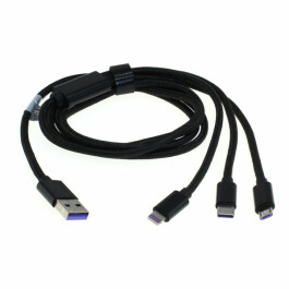 OTB Ladekabel 3in1 - kompatibel zu iPhone / Micro-USB /...