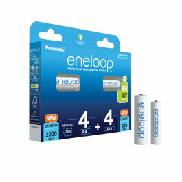 Panasonic eneloop 4x AA 2000mAh + 4x AAA 800mAh - 2x4er...