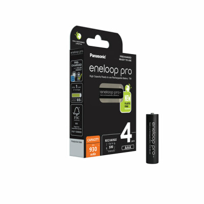 Panasonic eneloop pro 4x AAA 930mAh - 4er Blister (BK-4HCDE/4BE)