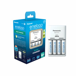 Panasonic eneloop Basic Ladegerät + 4x AA 2000mAh...