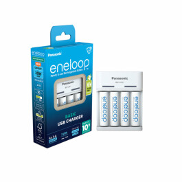 Panasonic eneloop USB-Ladegerät 4x AA 2000mAh...