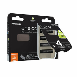 Panasonic eneloop pro 4x AAA 930mAh - 4er Blister + Box (BK-4HCDEC4BE)