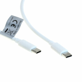 OTB Datenkabel - USB-C 2.0 Stecker auf USB-C 2.0 Stecker - USB-PD 60W - 1,0m - weiß