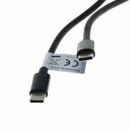 OTB Datenkabel - USB-C 2.0 Stecker auf USB-C 2.0 Stecker - USB-PD 100W - 2,0m - schwarz