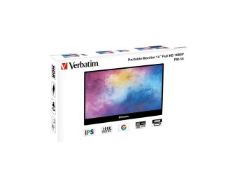 tragbarer Monitor Verbatim PM-14 14 LCD Full HD USB-A-C