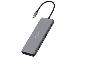 USB-C Pro 8-Port Multiport-Hub CMH-13 Verbatim USB 3.1-C Kabel