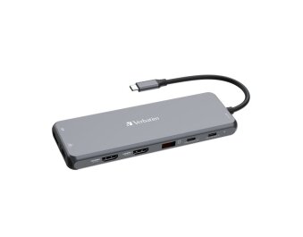 USB-C Pro 8-Port Multiport-Hub CMH-13 Verbatim USB 3.1-C Kabel