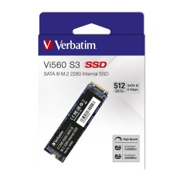 SSD 512GB Verbatim SATA-III M.2 2280 Vi560 S3