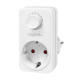 Steckdosenadapter mit Dimmer 1x CEE 7/3