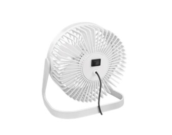 USB-Schreibtischventilator 15,24 cm 40 dB weiß