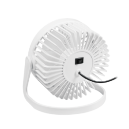 USB-Schreibtischventilator 12,7 cm 30 dB weiß