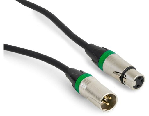 Hochwertiges Audiokabel BST SOUND-XLRM-XLRF-1 1m XLR Stecker u. Buchse