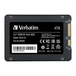 SSD 4TB Verbatim SATA-III 6,35cm (2,5) Vi550