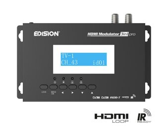 Edision HDMI Modulator 3in1 pro DVB-T/DVB-C/ISDB-T