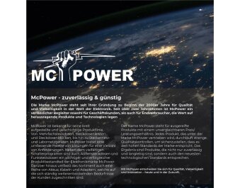 Netzwerk-Dose McPower Flair CAT6A UP matt schwarz vollgeschirmt