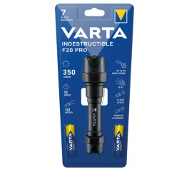 LED Taschenlampe Indestructible VARTA 350lm inkl. 2x Batterie Alkaline AA