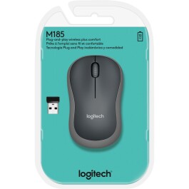 Maus Logitech M185 1000dpi grau-schwarz kabellos