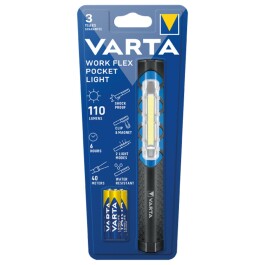 LED Taschenlampe Work Flex Line VARTA 110lm inkl. 3x Batterie Alkaline AAA