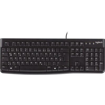 Tastatur Logitech K120 USB schwarz kabelgebunden