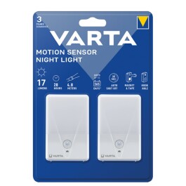 LED Bewegungsmelder VARTA Nachtlicht 17lm Twin Pack ohne Batterien