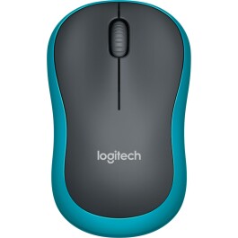 Maus Logitech M185 1000dpi blau-schwarz kabellos