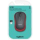 Maus Logitech M185 1000dpi rot-schwarz kabellos