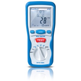 PeakTech P 2710 digitaler FI/RCD Tester