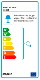 Außenleuchte 80x450mm Edelstahl schwarz IP44