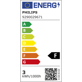 LED-Tropfenlampe Philips CorePro E14 2,8W 2700K 250lm 230V