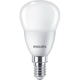 LED-Tropfenlampe Philips CorePro E14 5W 2700K 470lm 230V