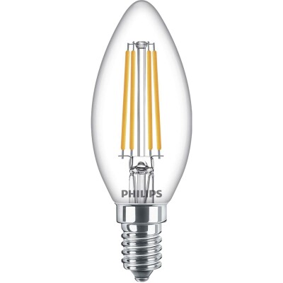 LED-Kerzenlampe Philips CorePro E14 6,5W 2700K 806lm 230V klar