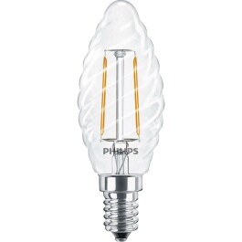 LED Filament-Kerzenlampe Philips CorePro E14 2W 250lm...