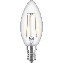 LED Filament-Kerzenlampe Philips CorePro E14 2W 2700K...