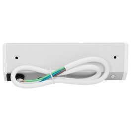 Steckdosenblock Aufbau silber-weiß 2fach 2 USB 2,1A 3680W