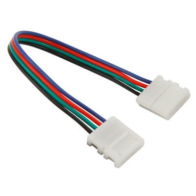 Verbinder für LED-Stripe flexibel 4Pin auf 4Pin RGB 10mm