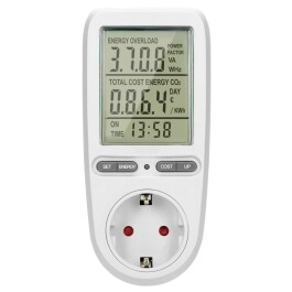 Energiekosten-Messgerät mit LCD-Display max. 3.680W