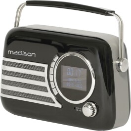 Retro-Radio MADISON FREESOUND-VR40BK-DAB Bluetooth DAB FM...