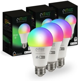 LED-Glühbirne ITIUS E27 900lm RGB + CCT matter...