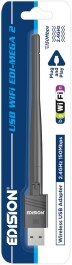 Edision WLAN Stick EDI-Mega 2 USB WiFi 150 Mbps mit Antenne